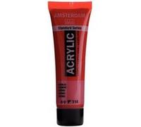 Peinture acrylique en tube - Carmin - 318 - Amsterdam - 20ml G