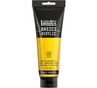 Peinture Acrylique en tube jaune cadmium moyen 250ml - Liquitex Basics Jaune