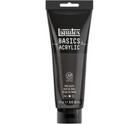 Liquitex Peinture acrylique Basics – Noir De Mars 250 ml – Finition satinée, qualité archive