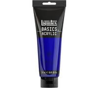 Liquitex Peinture acrylique Basics 88700228 – Finition satinée, tube 250 ml – Outremer Foncé