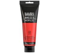 Liquitex – Peinture acrylique Basics 250 ml – Rouge de cadmium clair imitation, satinée