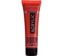 Peinture acrylique en tube - Rouge naphtol moyen - 396 - Amsterdam - 20ml G