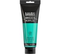 Liquitex 88700233 Basics - Peinture acrylique, peinture artistique monopigmentée, résistante à la lumière, qualité archive, finition satinée, tube de 250 ml - Vert D'Eau Eclatant