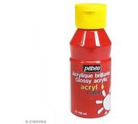 Peinture Acrylique enfant - Acrylcolor brillante - 150 ml Rouge G