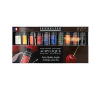 Sennelier Artist Acrylique Set, Includes Ten 21ml Tubes of Extra-Fine Artist Quality Acrylic Paint (10-120234-00)