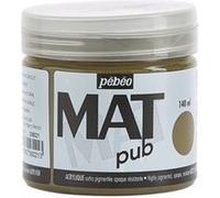 Peinture acrylique - Extra mate - Ombre naturelle - 256021 - Pébéo Mat Pub - 140ml