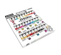 Peinture acrylique - Fine - 30 tubes de 20 ml + 1 pinceau - Pébéo Studio Acrylic