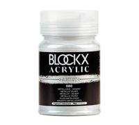 Peinture acrylique fine pot 500ml - Argent métallisé