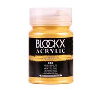 Peinture acrylique fine pot 500ml - Or métallisé