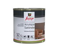 Peinture Acrylique Finition Satinée 0,5L - Couleur Bleu Foncé - Surface entre 6 et 7 m² - Multi Supports - Sèche Rapidement - Peinture Murale - Utilisation Intérieur et Extérieur - Jafep