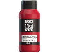 Peinture acrylique - Fluide - Alizarine cramoisie - 116 - Liquitex - Basics Acrylic fluid - 118ml