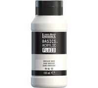 Peinture acrylique - Fluide - Blanc iridescent - 238 - Liquitex - Basics Acrylic fluid - 118ml Blanc