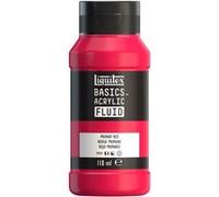 Peinture acrylique - Fluide - Rouge primaire - 415 - Liquitex - Basics Acrylic fluid - 118ml Rouge