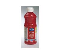 Peinture acrylique lefranc bourgeois glossy fluide brillante indélébile multi-supports rouge primaire flacon 500ml