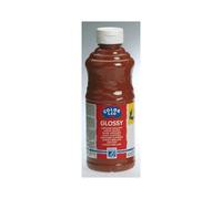 Lefranc & Bourgeois Peinture acrylique Glossy fluide brillante indélébile Terre sienne brûlée 500 ml