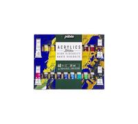 Peinture Acrylique - Haut Viscosité - Coffret 40 Tubes 20ml + 1 Pinceau - Pébéo Studio