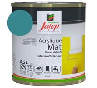Peinture acrylique Jafep Turquoise Mat 0,5 L