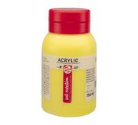 Peinture Acrylique - Jaune Azo Citron - 267 - Pot De 750 Ml - Talens Art Creation