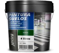 Peinture acrylique - JOVIRA PINTURAS - 4 litres - Vert - Haute adhérence - Séchage rapide - Mat