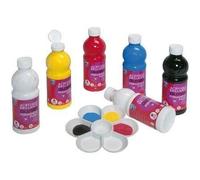 Color And Co - Peinture Acrylique Brillante Glossy Assorti - Carton 6 Flacons
