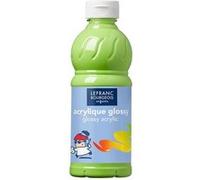 Peinture acrylique Lefranc Bourgeois brillante Glossy - 500 ML Vert G