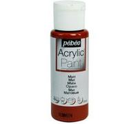 Peinture acrylique - Marron canyon - Mat - Fluide - Tous supports - Loisirs créatifs - Pébéo - 59ml Marron