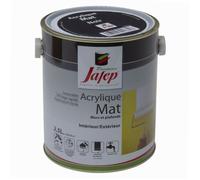 Peinture acrylique mat noir Jafep 2,5 L