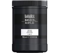 Peinture acrylique - Noir d'ivoire - 244 - Liquitex Basics acrylic - Pot 946ml Noir