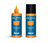 Peinture Acrylique - Ocre Jaune - Tous Supports - Opaque - Indélébile - Darwi - 80ml