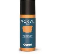 Peinture acrylique - Ocre jaune - Tous supports - Opaque - Indélébile - Darwi - 80ml Jaune