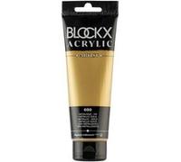 Peinture acrylique - Or - 050 - BLOCKX Artist - Qualité beaux-arts - Tube 120ml