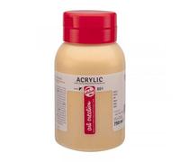 Peinture Acrylique - Or - 801 - Pot De 750 Ml - Talens Art Creation