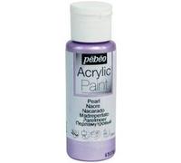 Peinture acrylique - Parme - Nacré - Fluide - Tous supports - Loisirs créatifs - Pébéo - 59ml