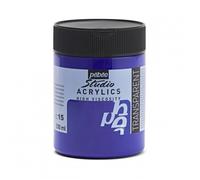 Peinture Acrylique - Bleu Outremer Foncé - 15 - Pébéo Studio - Pot De 500ml