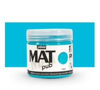 Pébéo - Mat Pub - Peinture Acrylique Extra Fine et Extra Mate - Bleu turquoise -140ml