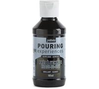 Pébéo Peinture pouring acrylique – Noir – 118 ml