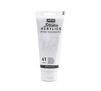 Peinture Acrylique - Pébéo - Studio Acrylics - Blanc Vif - 100 ml - Satiné
