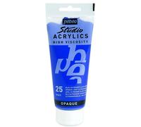 Peinture Acrylique - Pébéo - Studio Acrylics - Bleu Outremer - 100 ml - Satiné