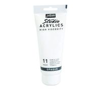 Pébéo Peinture Studio Acrylique Blanc de Titane – Lot de 3 Tubes 100 ml