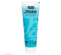 Peinture Acrylique Pébéo Studio - High Vicosity - 250 Ml Dyna Bleu Vert Iridescent