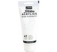 Pébéo 837041 Studio Acrylique Tube Blanc Vif 100 ml