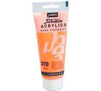 PEBEO Peinture Acrylique Fluorescente - Orange - 100 ml