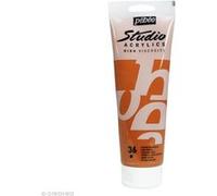 Peinture acrylique Pébéo Studio High Viscosity - 250 ml Marron G