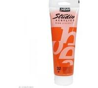 Peinture acrylique Pébéo Studio High Viscosity - 250 ml Orange G
