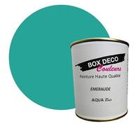 Peinture acrylique pour bois, pour intérieur et extérieur, format 750 ml, couleur aquamarine