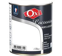 Peinture acrylique pour murs bois satin blanc 0.5l - OXI - Intérieur - Satiné