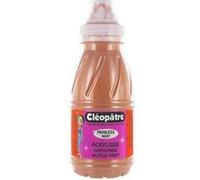 CLEOPATRE- Peinture Acrylique couleur Métallique Cuivre adaptée pour les enfants flacon de 250ml