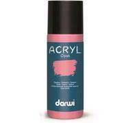 Peinture acrylique - Rose anglais - Tous supports - Opaque - Indélébile - Darwi - 80ml Rose