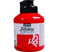 Peinture Acrylique - Rouge Cadmium - 33 - Pébéo Studio - Pot De 500ml