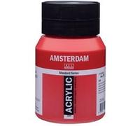 Peinture Acrylique - Rouge naphtol foncé - 399 - Amsterdam - Pot de 500ml Rouge